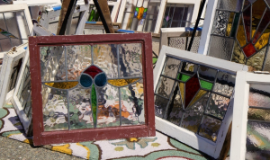 antique stained glass windows